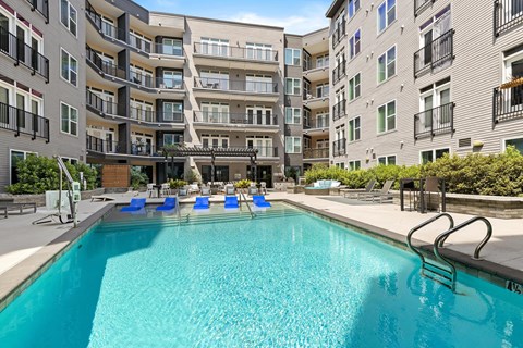 Pool View at The Dartmouth North Hills Apartments, North Carolina, 27609